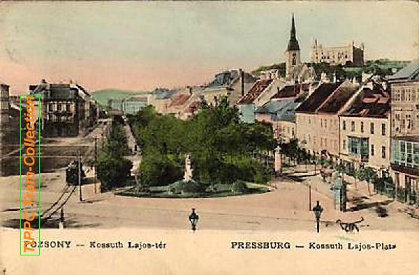 TiPPC-Bratislava Pressburg Pozsony-Kossuth Lajos ter Kossuth Ludwigplatz 1909
